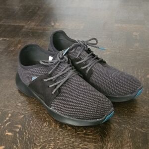 Vessi Black and Gray Women's Sneakers